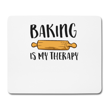 Backen Mousepad - Weihnachten Backen Bäcker Geschenk Backen ist