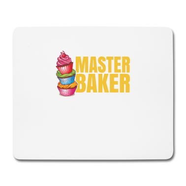 Backen Mousepad - Bäckermeister - Backen Bäcker Bäckerin Cupcake