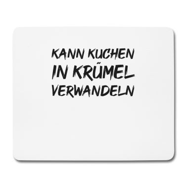 Backen Mousepad - kuchen, bäcker, backen, essen, geschenkidee