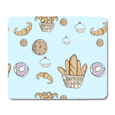 Backen Mousepad - Backen Backwaren Gebäck Bäcker