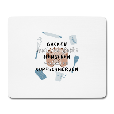 Backen Mousepad - Backen Bäcker Bächerei Konditor Geschenk