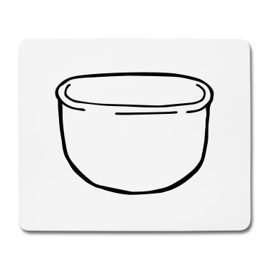 Backen Mousepad - Schüssel, Teigschüssel, backen, Bäcker