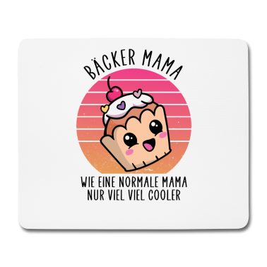 Backen Mousepad - Bäcker mama