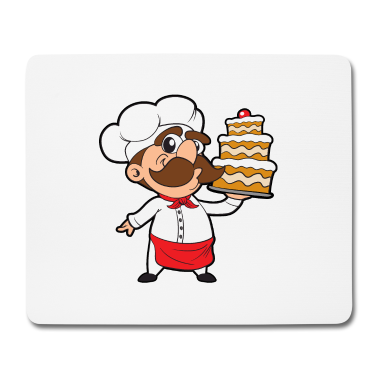 Backen Mousepad - Kuchen Bäcker Bäckerei Backen