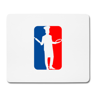 Backen Mousepad - Bäcker logo