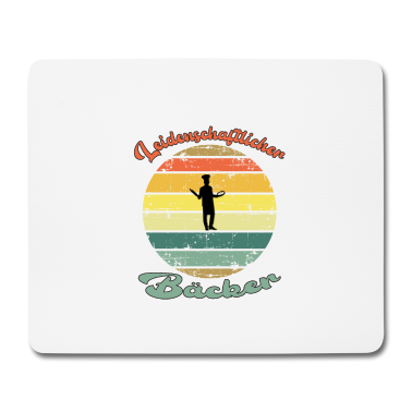 Backen Mousepad - Bäcker Bäckermeister Leidenschaftlicher Bäcker