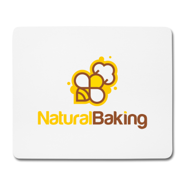Backen Mousepad - Süße Back Biene - Natürliches Backen - Geschenk