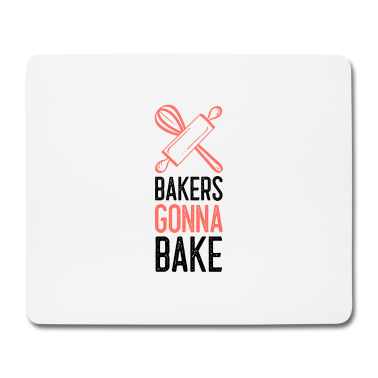 Backen Mousepad - Backen Bäcker Bäckerei Teigflüsterer Geschenk