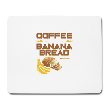 Backen Mousepad - Bananenbrot Kaffee Bäcker Backen Konditorei Brot