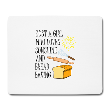 Backen Mousepad - Hobbykoch Brote Backen Mädchen Bäcker