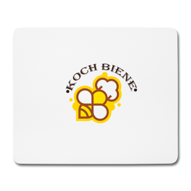 Backen Mousepad - Süße Back Biene - Natürliches Backen - Geschenk
