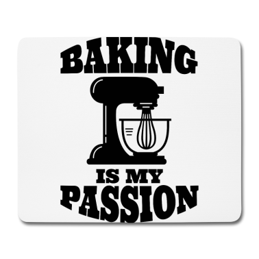 Backen Mousepad - Bäcker Backen Bäckerei Hobby Konditor Leidenschaft