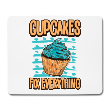 Backen Mousepad - Cupcake-Liebhaber Bäcker Konditor Backen Themed