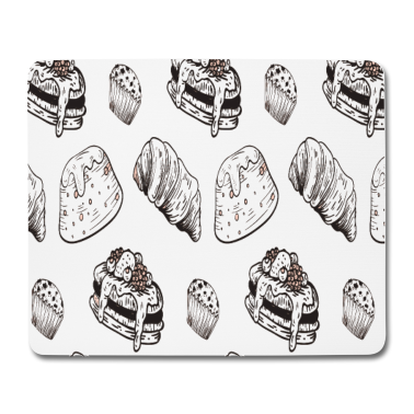 Backen Mousepad - Backwaren Gebäck Bäcker Backen Geschenk