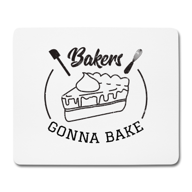 Backen Mousepad - Backen Bäcker Bäckerin Kuchen Torte Geschenk idee