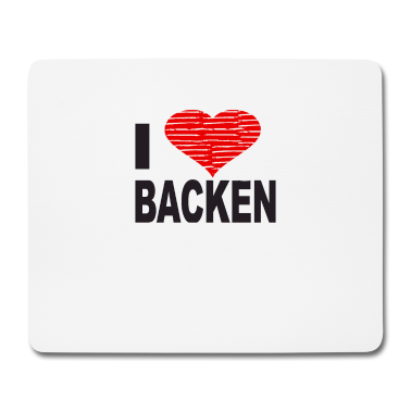 Backen Mousepad - Ich Liebe Backen T-Shirt Bester Bäcker der Welt