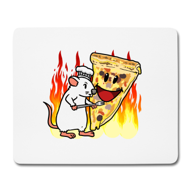 Backen Mousepad - Maus Pizza Bäcker backen Grill Restaurant