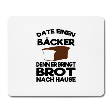 Backen Mousepad - Bäcker Arbeit Bäckerei Geschenk Konditor backen