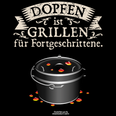 Motiv Dopfen und Grillen | ▶ Shop Dutch Oven T-Shirts