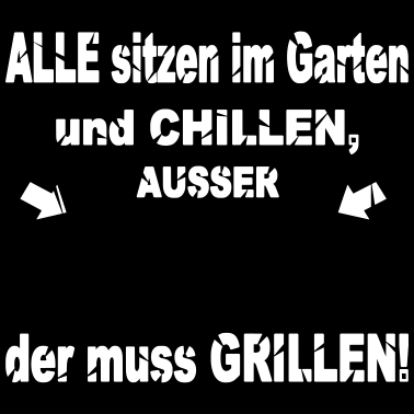 Motiv Lustiger Grill-Spruch