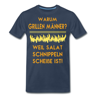 Grillen T-Shirt - Grill Grillen Männer Spruch Geschenkidee