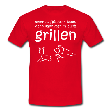 Grillen T-Shirt - wenn es fluechten kann 3
