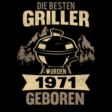 Motiv 50. Geburtstag Grillmeister 1971 Jahrgang 50 Jahre
