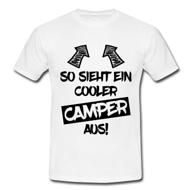 Grillen T-Shirt - Camper Camping Urlaub