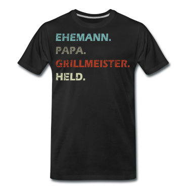 Grillen T-Shirt - Papa Grillmeister Grillen