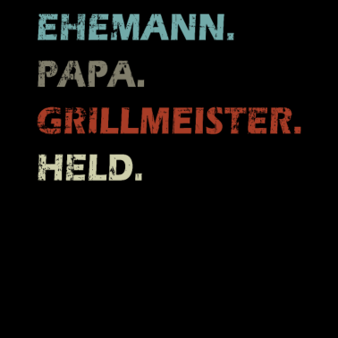 Motiv Papa Grillmeister Grillen