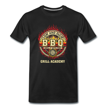 Grillen T-Shirt - BBQ - Low and Slow - Grill it with Fire - Grill