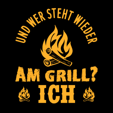 Motiv Grill Barbecue Flamme - grillen Grillgabel lustig