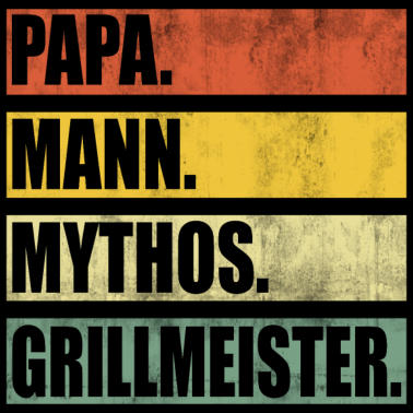 Motiv Papa Mann Mythos Grillmeister