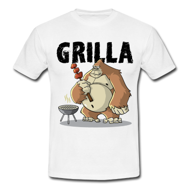 Grillen T-Shirt - Grill BBQ Smoker Grillen Gorilla Spruch Griller