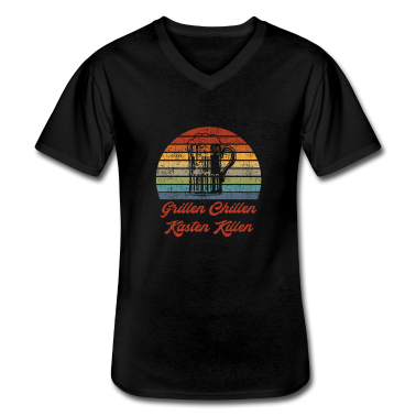 Grillen T-Shirt - Grillen Chillen Kasten Killen Bier Suff Saufen