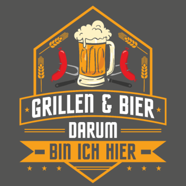 Motiv Bier Grillen BBQ Alkohol Trinken Grill Geschenk