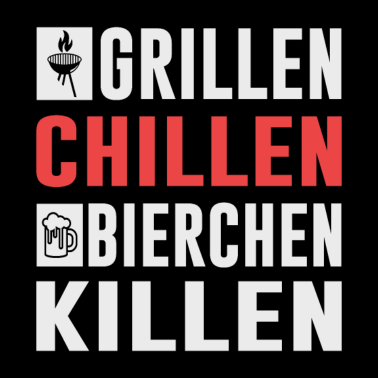 Motiv Grillen, chillen, Bierchen killen