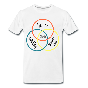 Grillen T-Shirt - Grillen Chillen Bierchen Killen