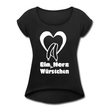 Grillen T-Shirt - Herz für Würstchen Fleisch Grillen Geschenk
