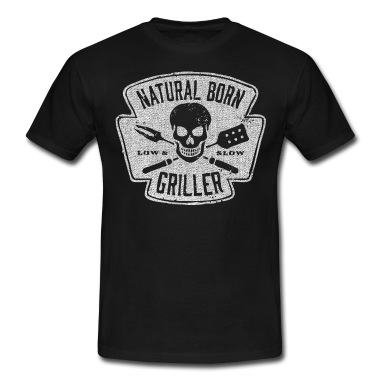 Grillen T-Shirt - Grillen, Grill, Grill wetter, Fleisch grillen, Pap
