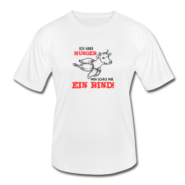 Grillen T-Shirt - Ich habe Hunger Man schäle mir Ein Rind - Grillen