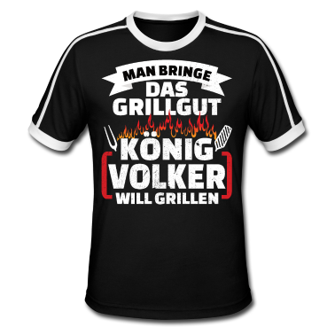 Grillen T-Shirt - Volker Grill König