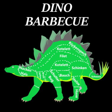 Motiv Dino Barbecue, Grillen