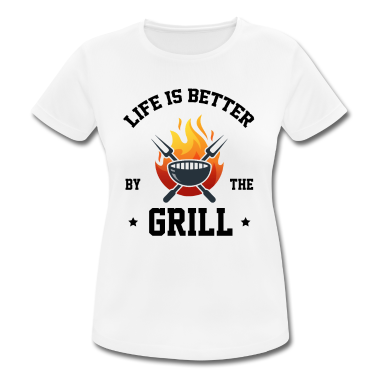 Grillen T-Shirt - Das Leben Ist Besser Am Grill