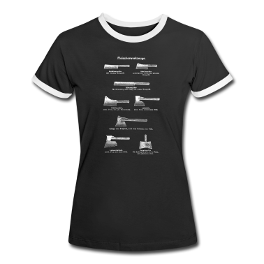 Grillen T-Shirt - fleischersachen -weiss