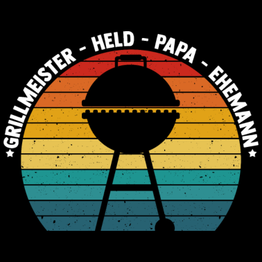 Motiv Vater Grillmeister Papa Grillen Vater Geburtstag B