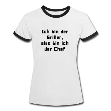 Grillen T-Shirt - Ich bin der Griller also bin ich der Chef Geschenk