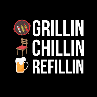 Motiv BBQ Grill Chefkoch Sommergarten Essen Bier Grillen