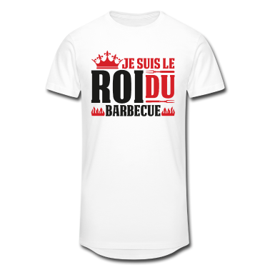 Grillen T-Shirt - Je suis le roi du Barbecue Papa BBQ Fête Des Pères