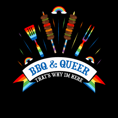 Motiv BBQ Queer Grillen Grillfeier Grillgeschenk LGBT